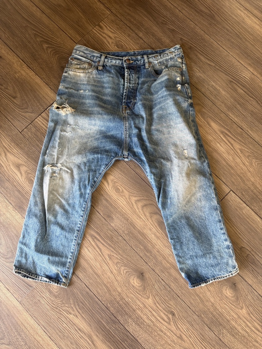 R13 Tailored Drop Jeans in Bain Size 28 - Picture 5 of 16
